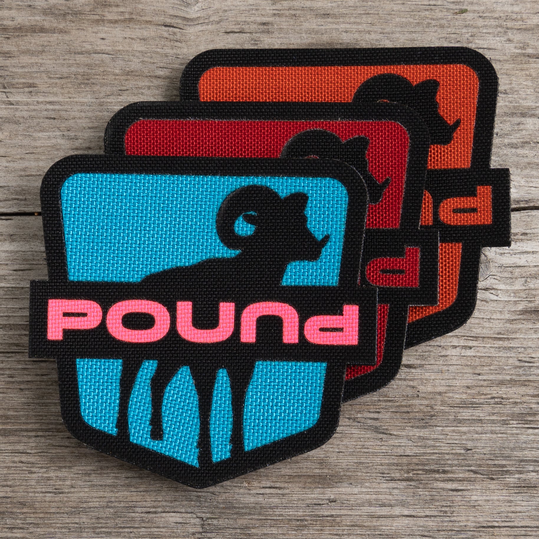 Pound Logo Patches